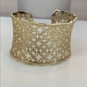 Kendra Scott gold cuff bracelet